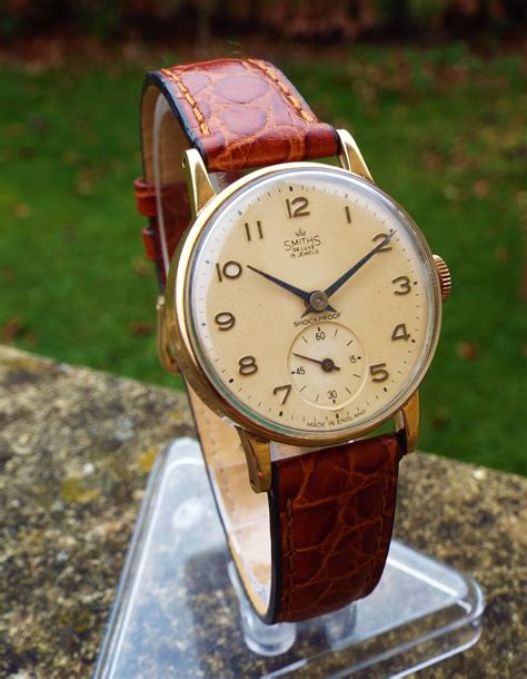 smiths deluxe vintage watch